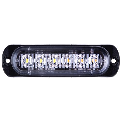 Повторитель габарита AG ZWD-BSBK-6/W+Y 6 LED 12V White/Yellow