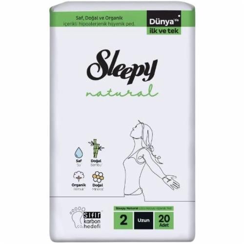 Прокладки ежедневные Sleepy Natural Long-2 280 мм 20 шт. (31157516)