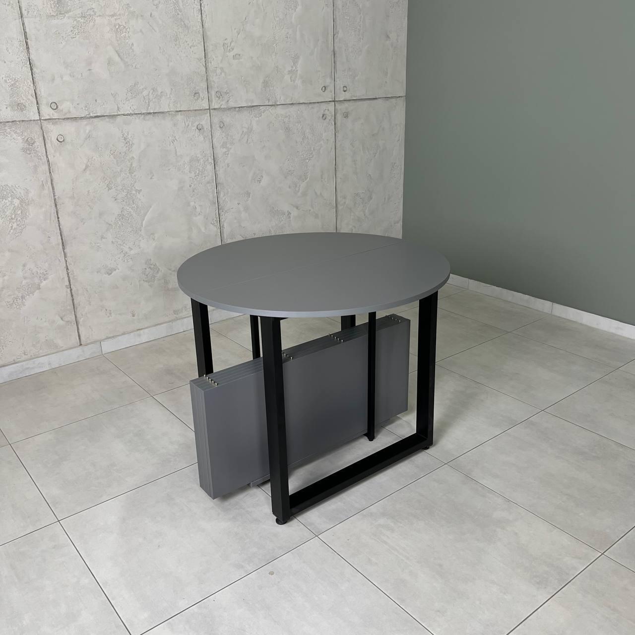 Обеденный стол раздвижной LONG 2,9 м Loft Антрацитовый/Черный (УТП019240) - фото 2 Обеденный стол раздвижной LONG 2,9 м Loft Антрацитовый/Черный (УТП019240) - фото 2