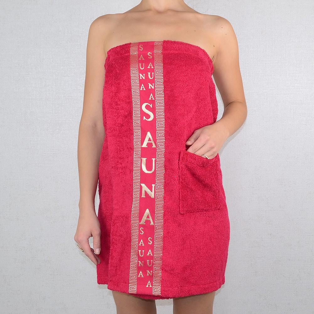 Полотенце махровое на резинке GM Textile 70х140 см Розовый