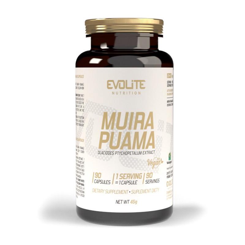 Екстракт муїру пуаму Evolite Nutrition Muira Puama 90 капс. (22246-01)