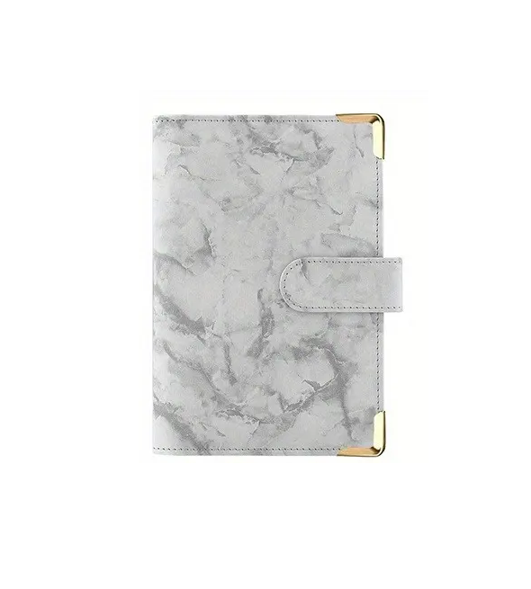 Планер-блокнот для денег FinTrack Мрамор с конвертами А6 19х13х3,5 см Серый (69184120)