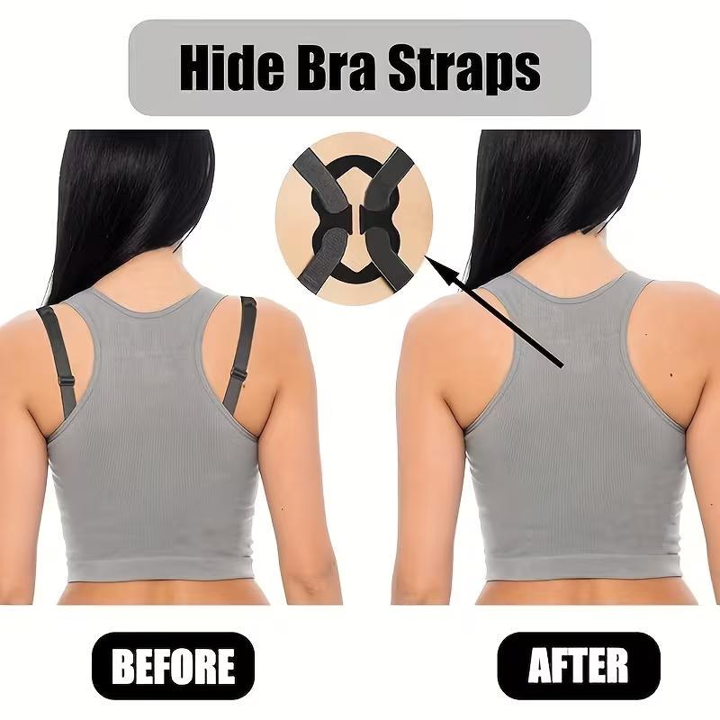 Фіксатори для бретелей бюстгальтера кліпса та лямка 2 шт. Чорний (3000003881) - фото 8 Фіксатори для бретелей бюстгальтера кліпса та лямка 2 шт. Чорний (3000003881) - фото 8