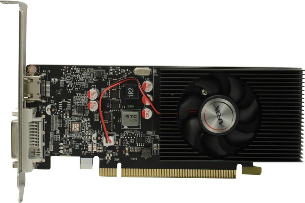 Відеокарта GeForce GT1030 AFOX 2Gb GDDR5 64-bit DVI/HDMI 1265/6000 MHz Low Profile (AF1030-2048D5L5-V2)