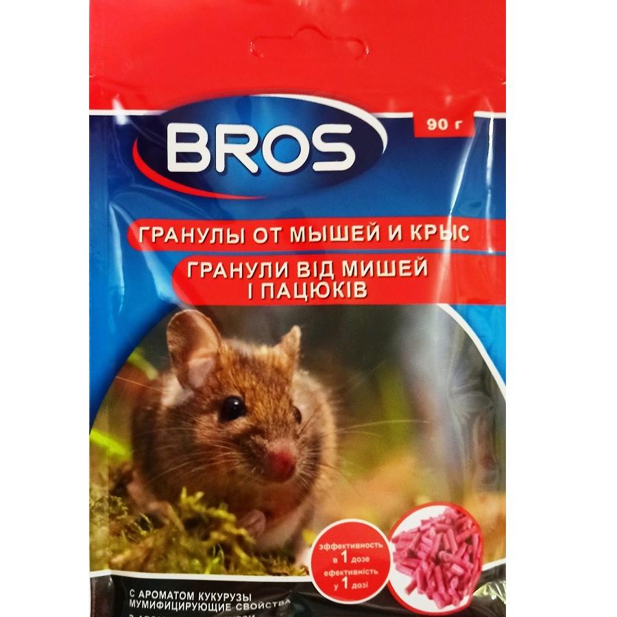 Гранулы Bros от грызунов с мумификатором 90 г (5904517065642)