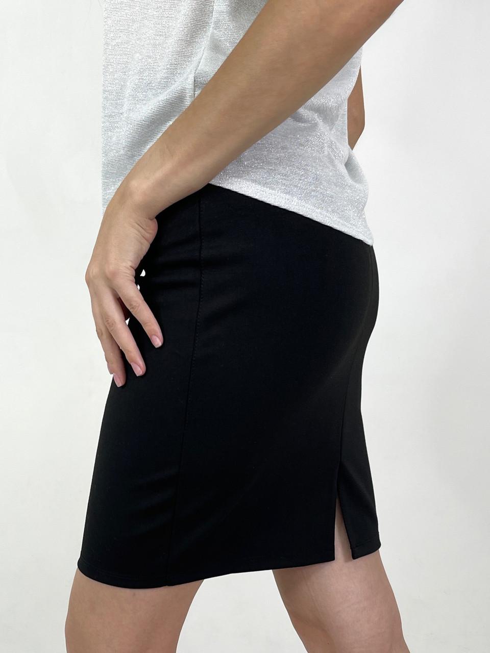 Юбка карандаш с разрезом 0079 XS Black - фото 2 Юбка карандаш с разрезом 0079 XS Black - фото 2