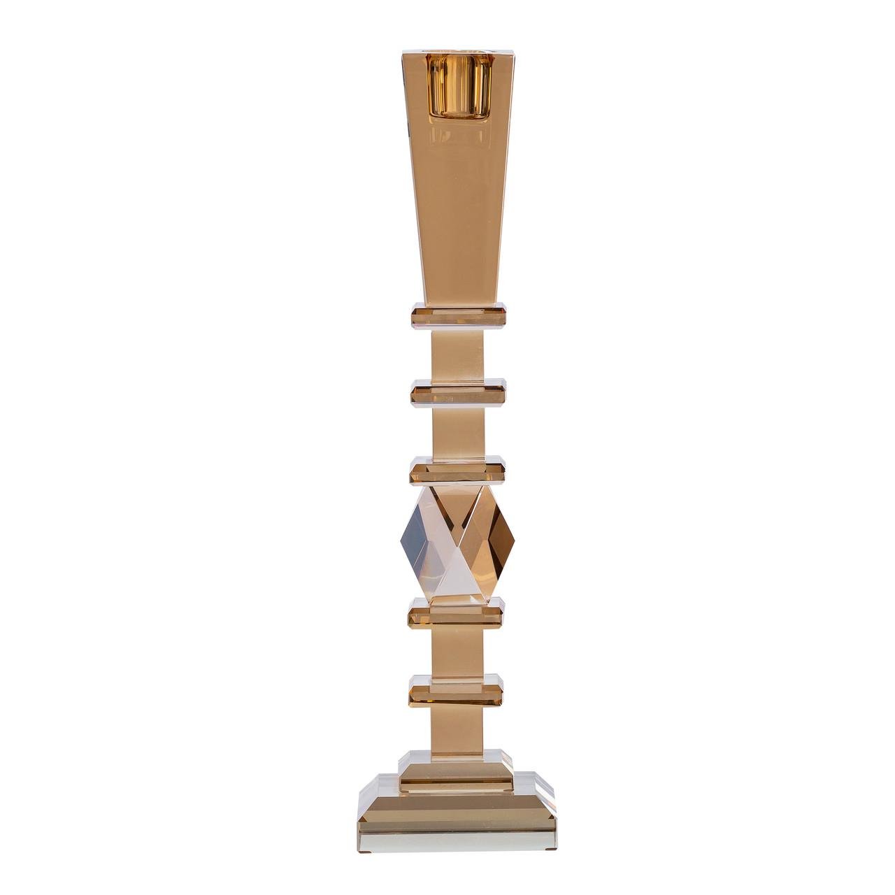 Подсвечник стеклянный Light House LG-30074 GD 28 см Золотой (121293)