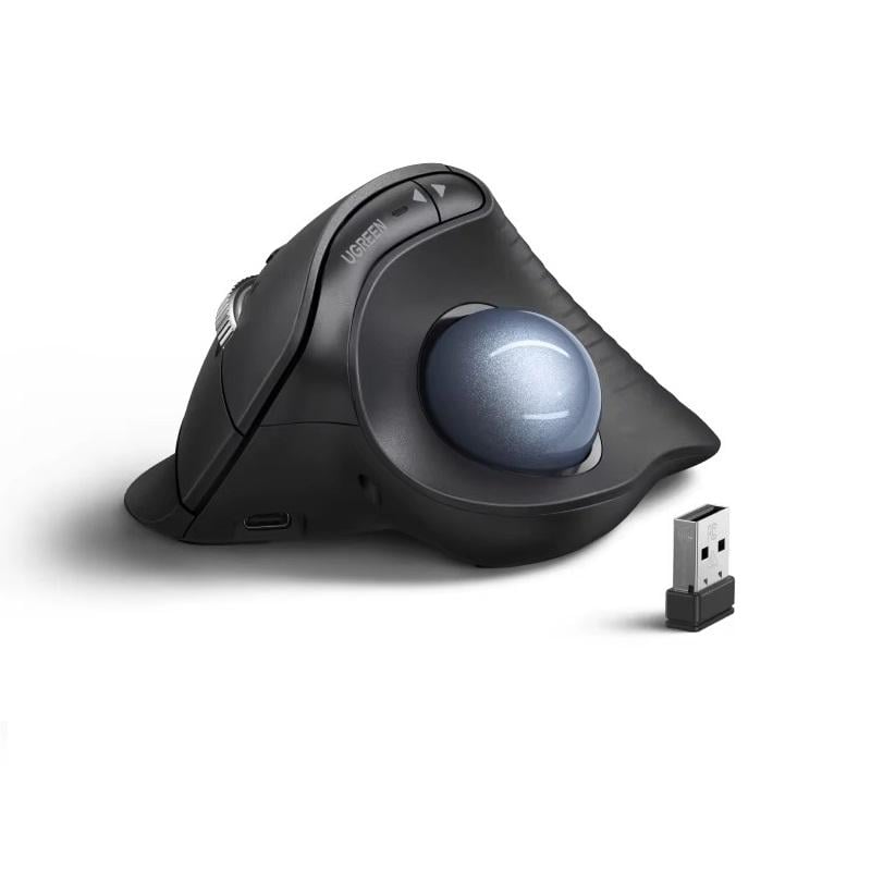 Компьютерная мышка UGREEN M785DR Trackball с Bluetooth Black (85892)