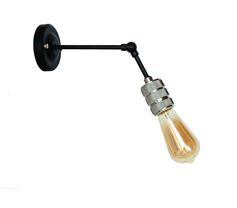 Бра Levistella Lofty с патроном AMP21 Черный/Хром (1963530674)