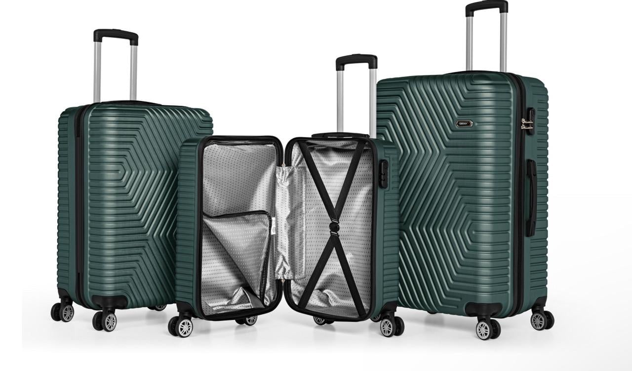 Чемодан Polo ПК006-М поликарбонат на 4-х двойных колесах средний М 70 л Изумрудный - фото 2 Чемодан Polo ПК006-М поликарбонат на 4-х двойных колесах средний М 70 л Изумрудный - фото 2