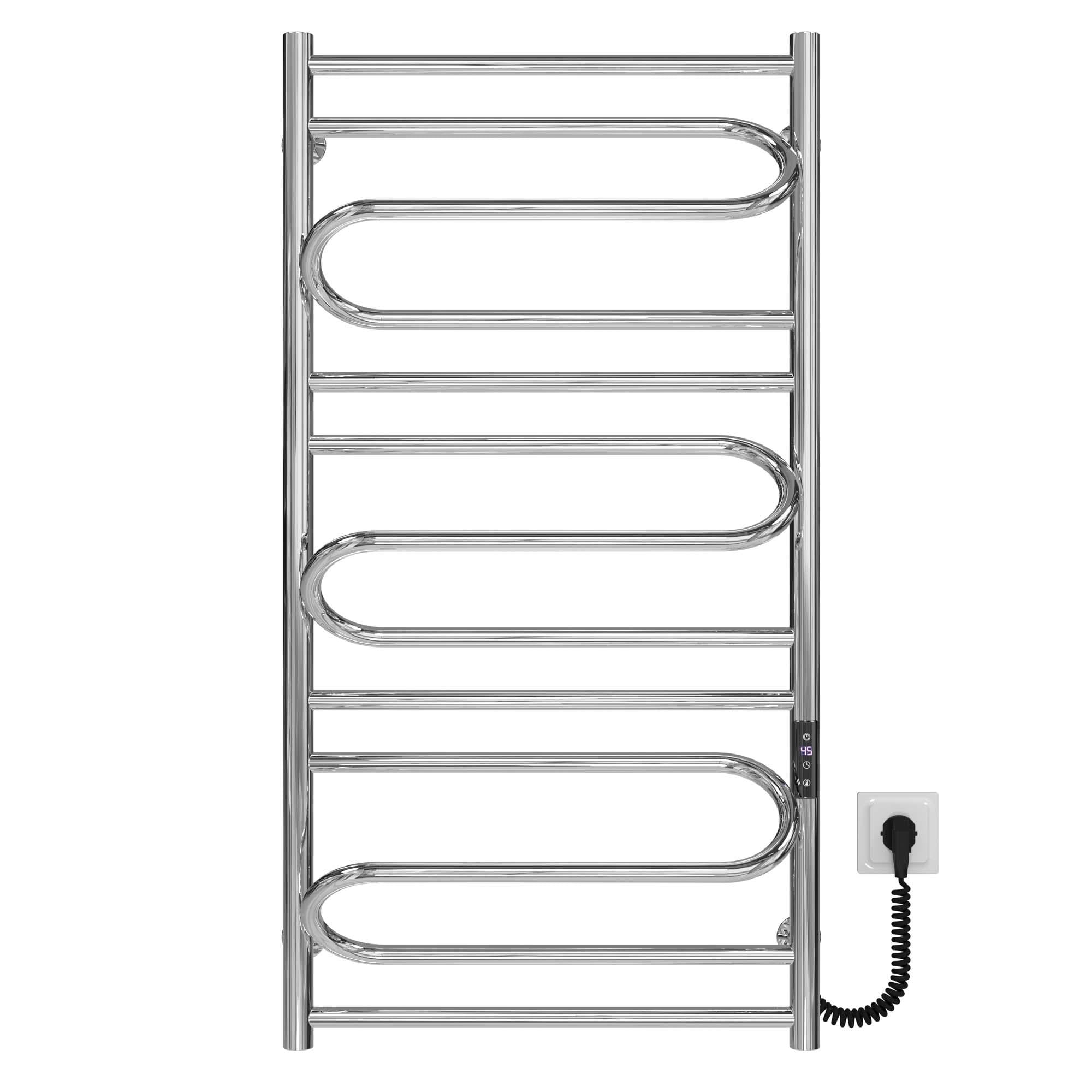 Полотенцесушитель электрический Deffi Вилла JD03 правое подключение нержавеющая сталь 500х1000 мм Хром (C.VP.100.50.E.C.R.1)