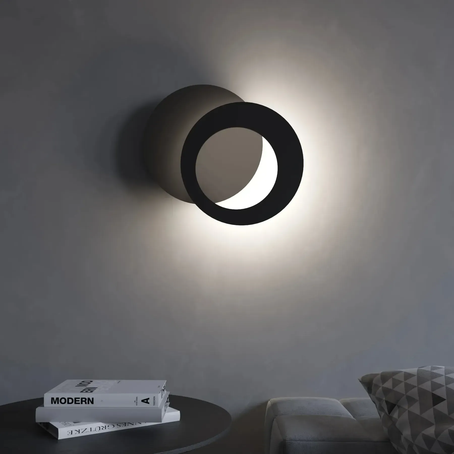 Светильник настенный MJ-Light ECLIPSE 5W 3000K BK 13005 (26381061)