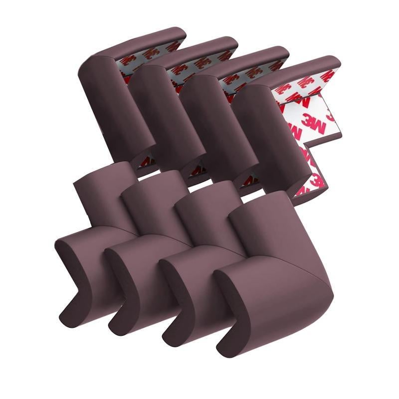 Накладки на острые углы мебели самоклеящиеся 4 шт. Коричневый (2789190685)