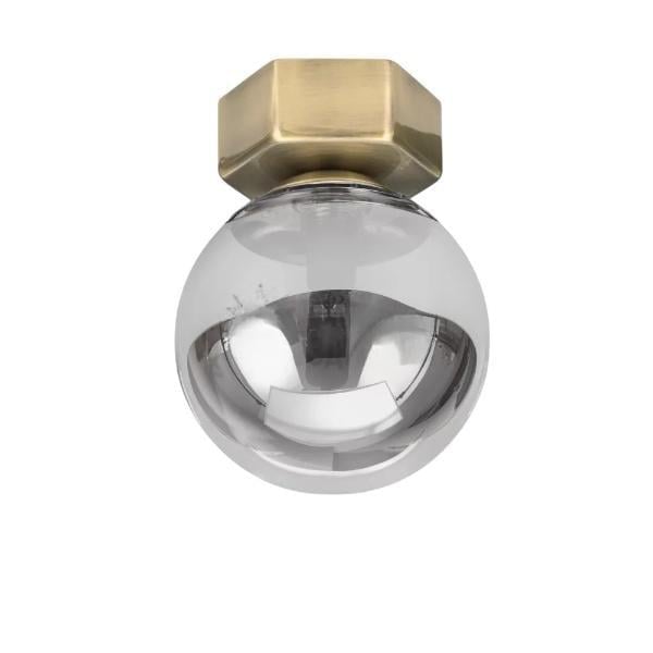 Потолочный светильник Hexa Minimalist с плафоном Bronze/Graphite (CL-000102/COP+GRP) - фото 1