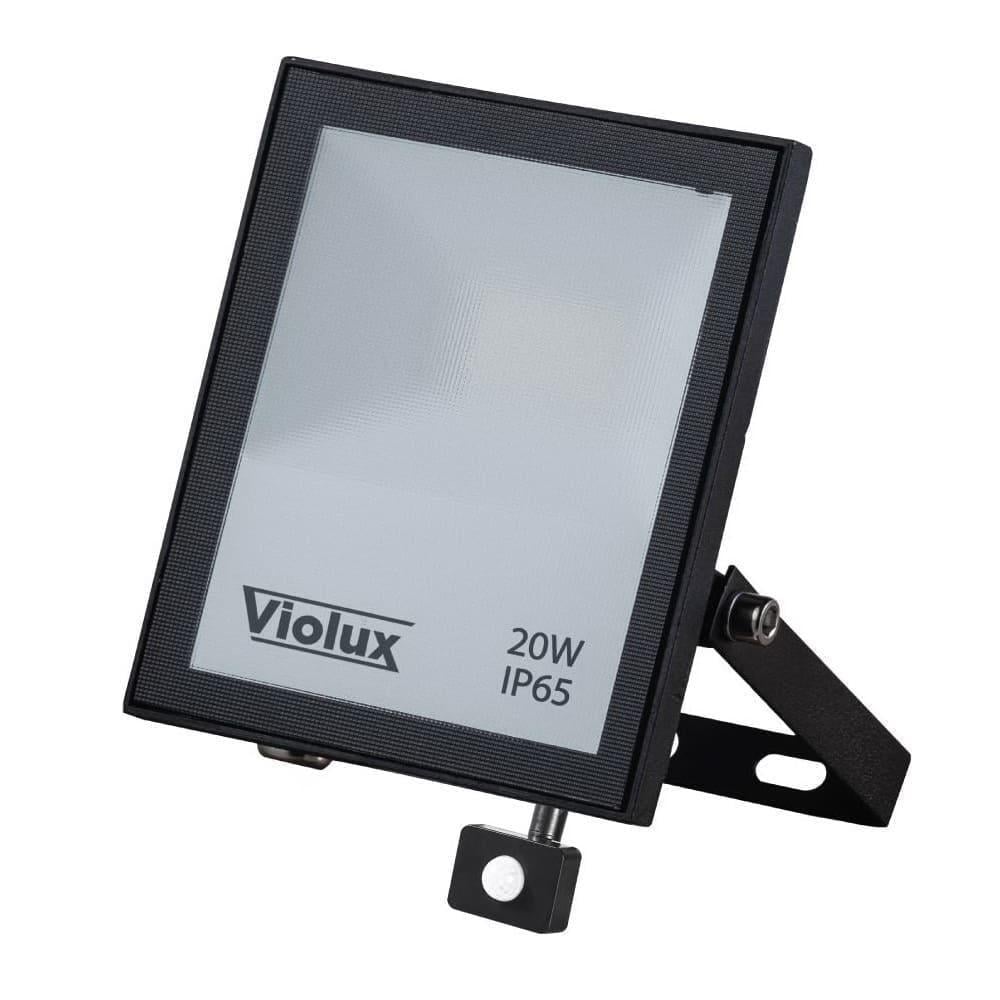 Прожектор уличный с датчиком движения Violux NORD-S 20W 6000K IP65 Черный (400062)