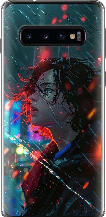 Чехол на Samsung Galaxy S10 Ночные огни (6096u-1640-42517)