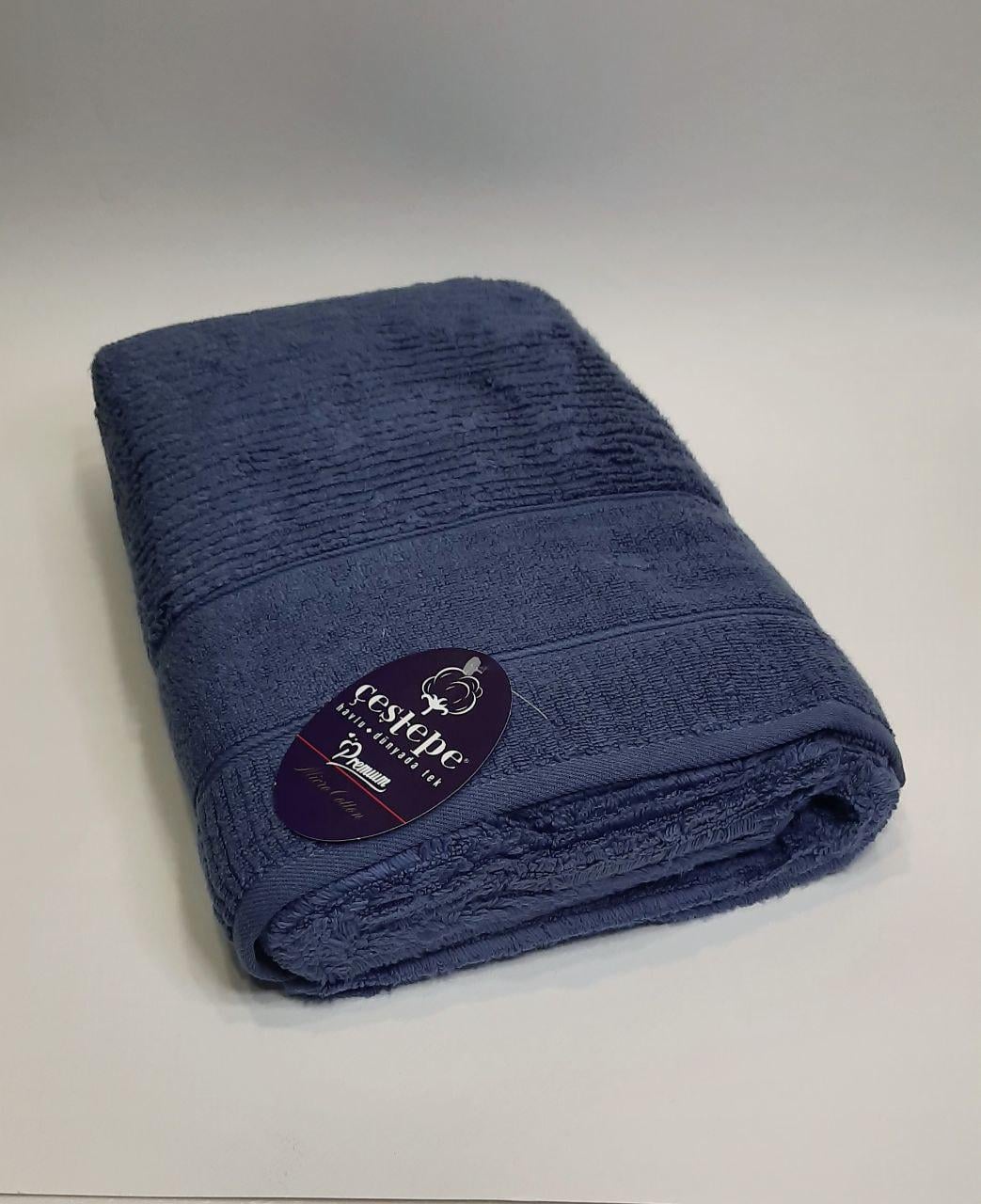 Полотенце банное махровое Cestepe Microcotton Premium 70x140 см Темно-синий (1107)