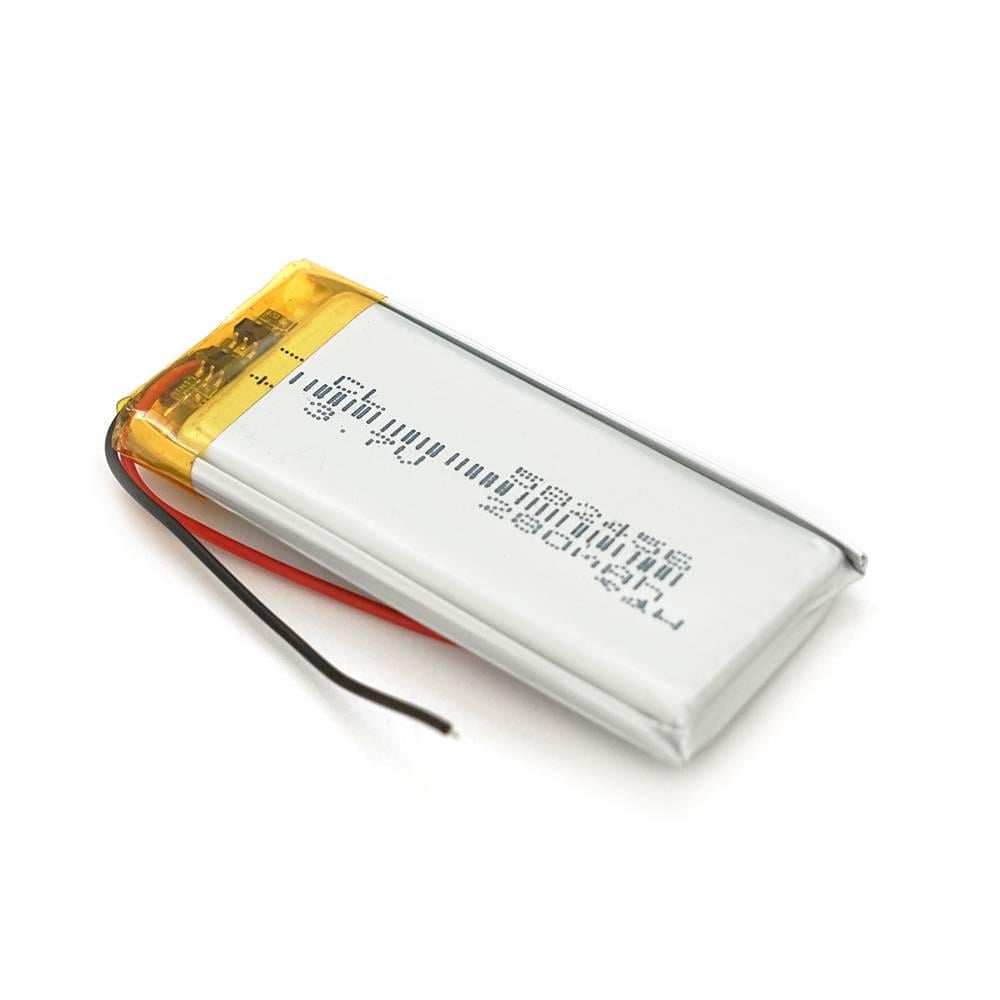 Акумулятор літій-полімерний 3,7В Li-ion 280 мАг 5,8х24х56 мм (29812)