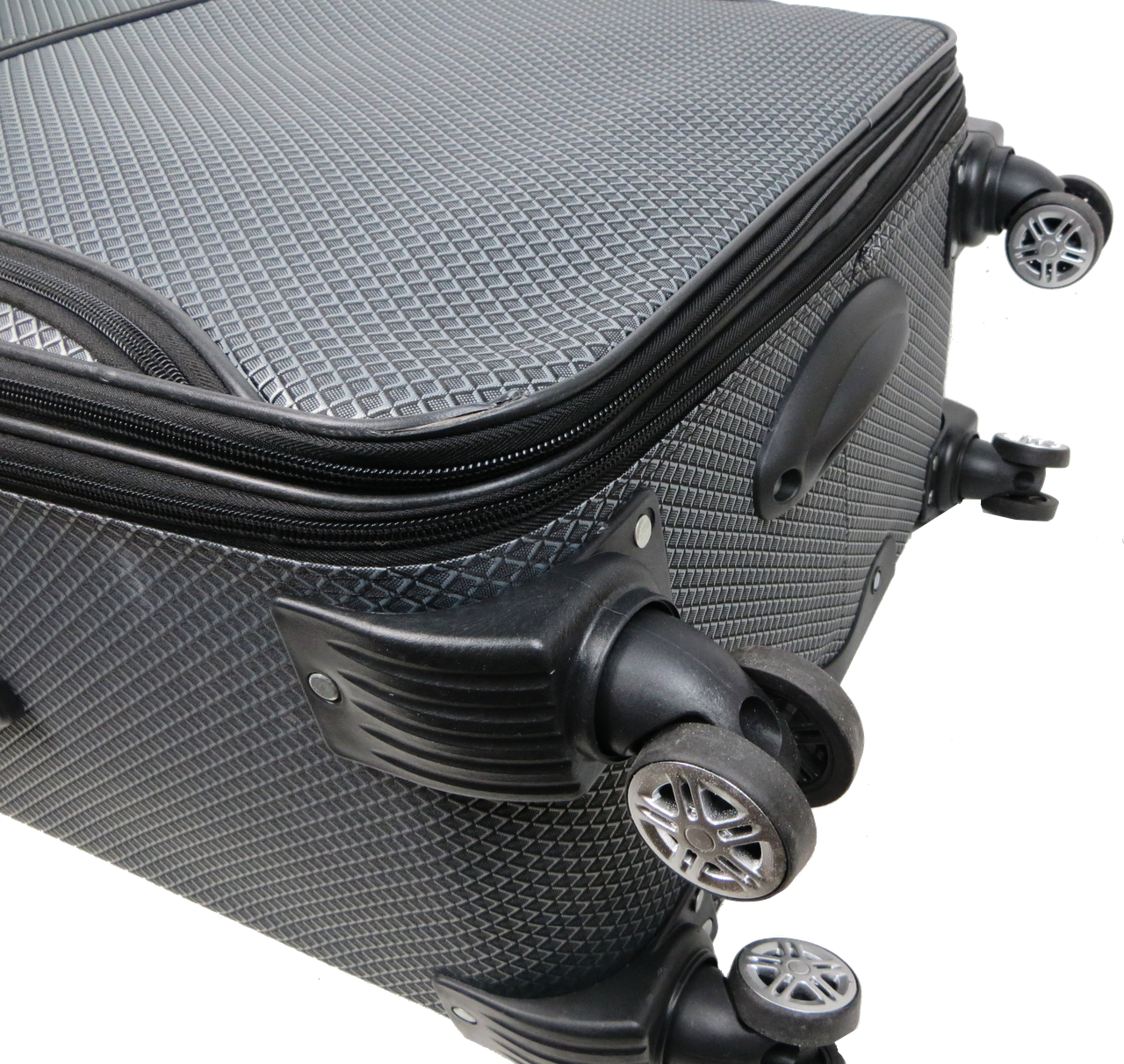 Чемодан на колесах Gedox GD Polo тканевый большой в клетку 100 л Серебристый - фото 7 Чемодан на колесах Gedox GD Polo тканевый большой в клетку 100 л Серебристый - фото 7