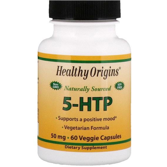 Триптофан Healthy Origins 5-HTP 50 мг 60 Veg Caps