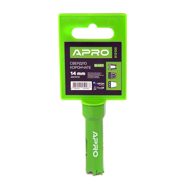 Сверло корончатое Apro Bi-Met Ø 14 мм (812100) - фото 1