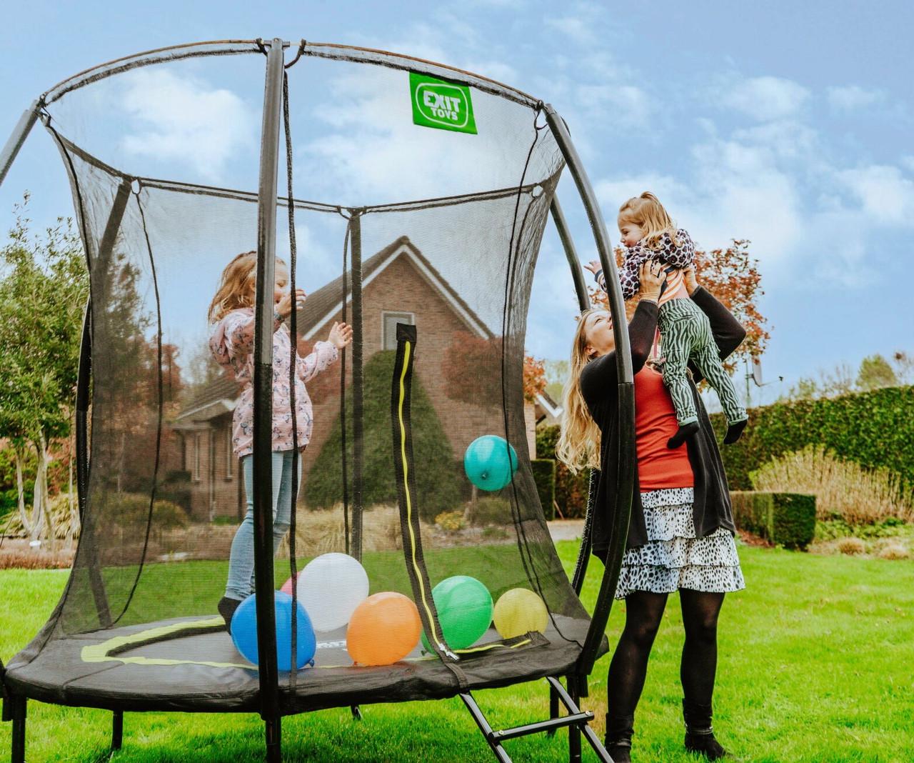 Батут Exit Silhouette 183 см Розовый - фото 8 Батут Exit Silhouette 183 см Розовый - фото 8