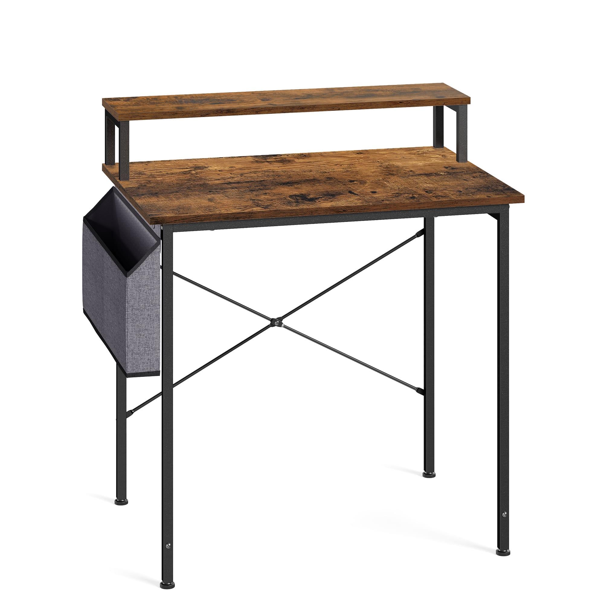 Компьютерный стол Leobert NanoDesk с полочкой для монитора Коричневый (5528)