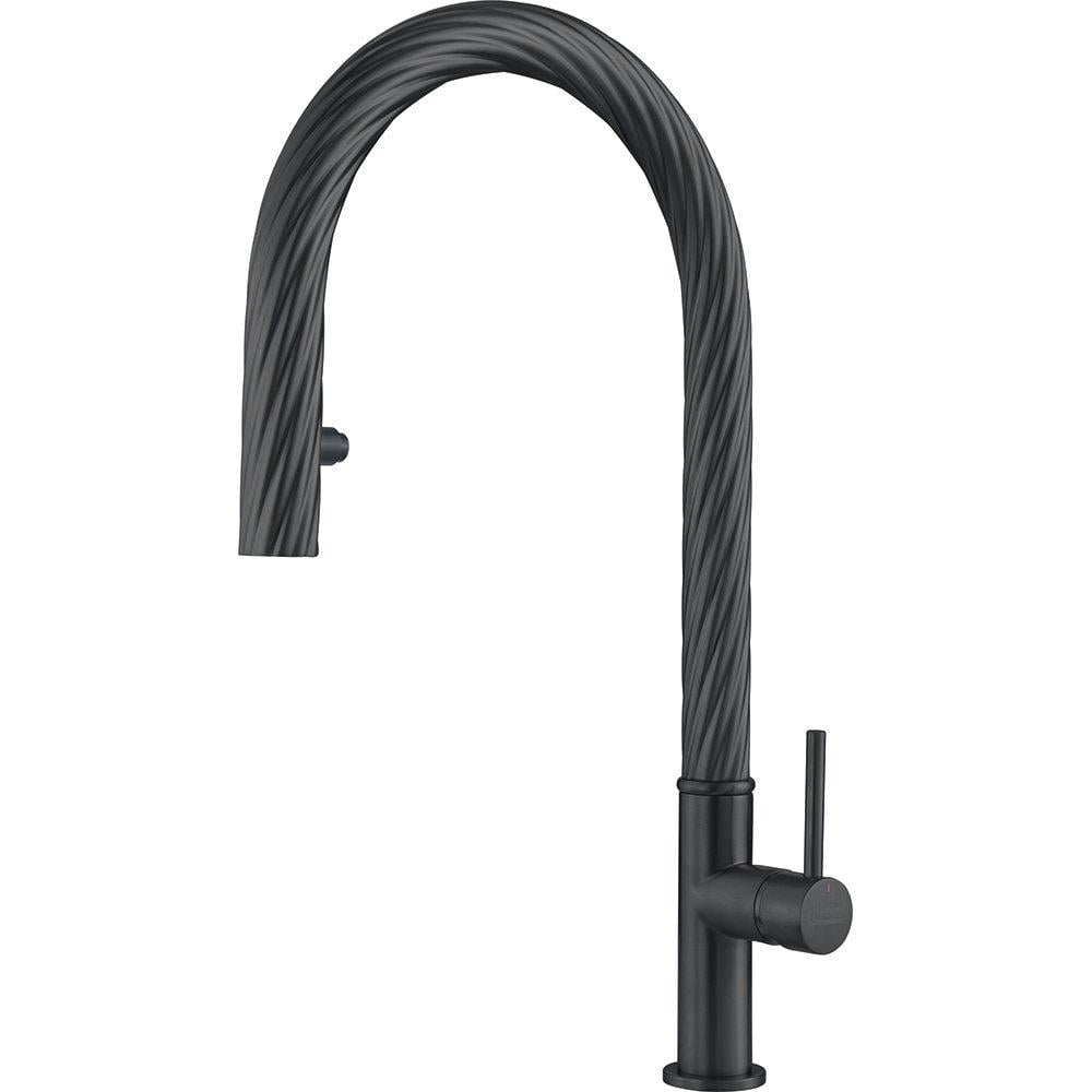 Кухонный смеситель Franke Maris Free by Dror Pull Out с выдвижным изливом и функцией душа Черный матовый (115.0576.698)