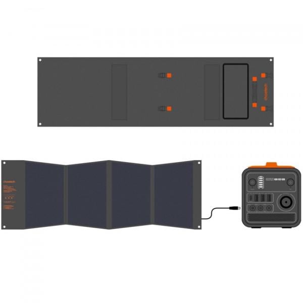 Солнечная панель Choetech 120W Solar Panel DC120W 1USB QC3.0 18W 1USB-C PD3.0 60W Black (SC008-V2-BK) - фото 6 Солнечная панель Choetech 120W Solar Panel DC120W 1USB QC3.0 18W 1USB-C PD3.0 60W Black (SC008-V2-BK) - фото 6