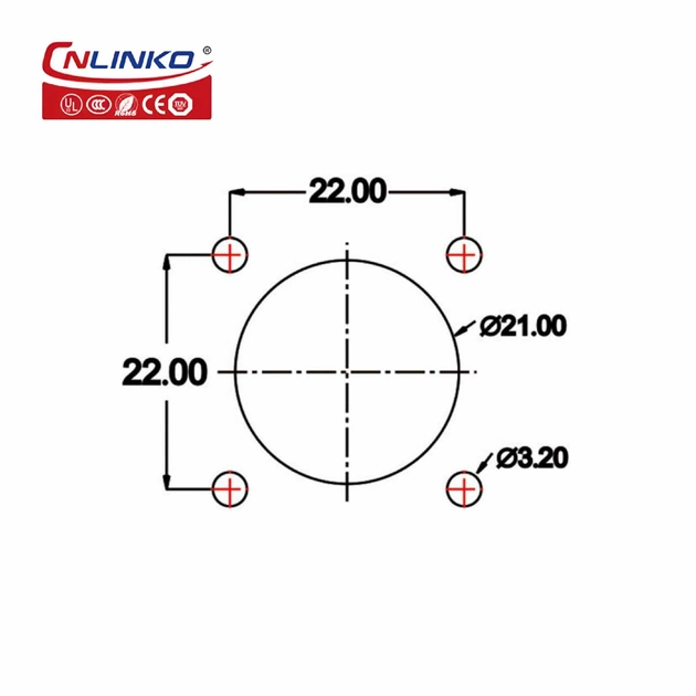 Герметичная розетка Cnlinko LP-20-J09SX-03-401 9 pin 5A 250V (57035) - фото 5 Герметичная розетка Cnlinko LP-20-J09SX-03-401 9 pin 5A 250V (57035) - фото 5