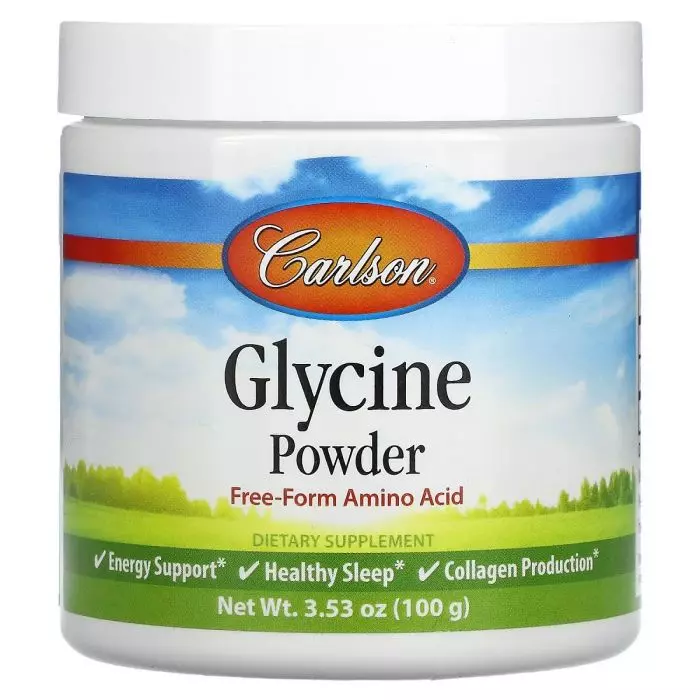 Гліцин у порошку Carlson Labs Glycine Powder Free Form Amino Acid 100 г (CL06835)