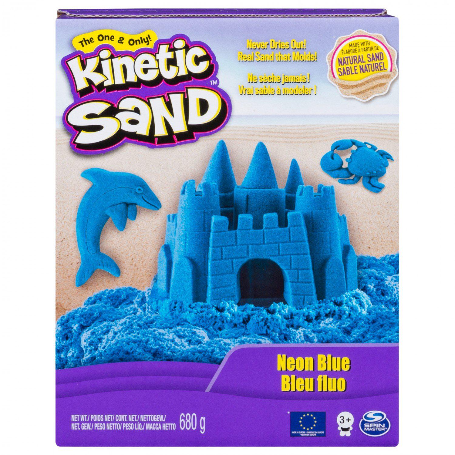 Пісок для творчості Kinetic Sand Color 680 г Блакитний (714095) - фото 1