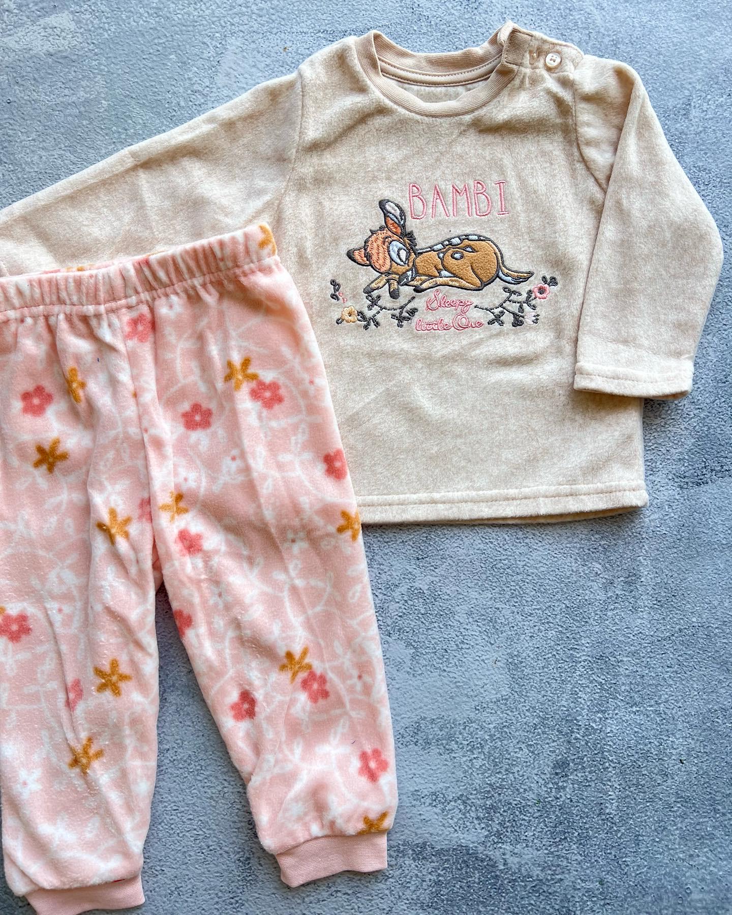 Піжама для дівчаток флісова PRIMARK Bambi 80 см - фото 3