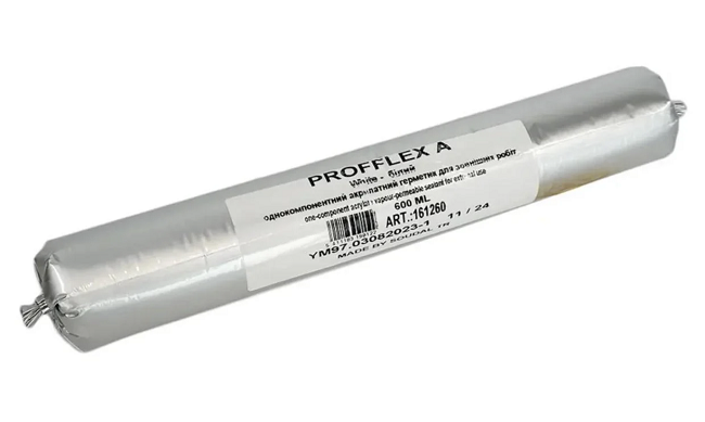 Герметик акриловий TENAX Profflex В 600 мл для внутрішнього використання Білий