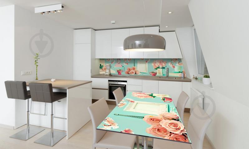 Наклейка виниловая на стол Zatarga «Нежные Розы» 650х1200 мм Z180425/1st