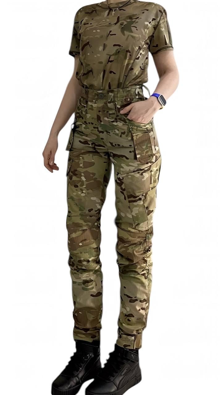 Штани військові жіночі Ріп стоп р. 48 Мультикам (34138801)