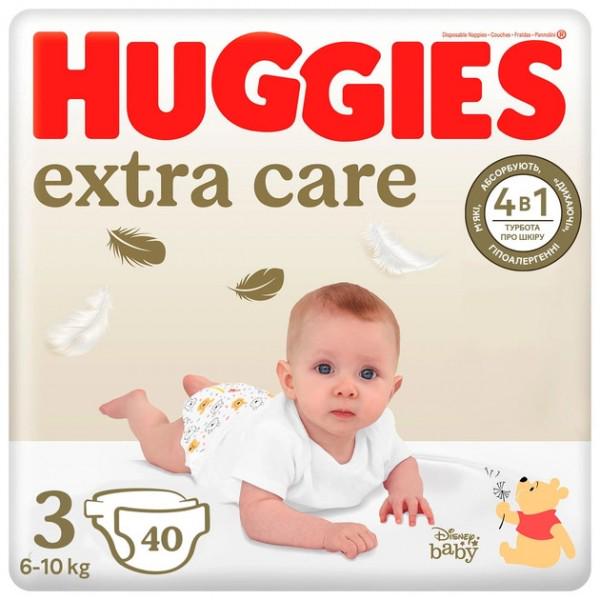 Подгузники Huggies Extra Care Jumbo 3 6-10 кг 40 шт.