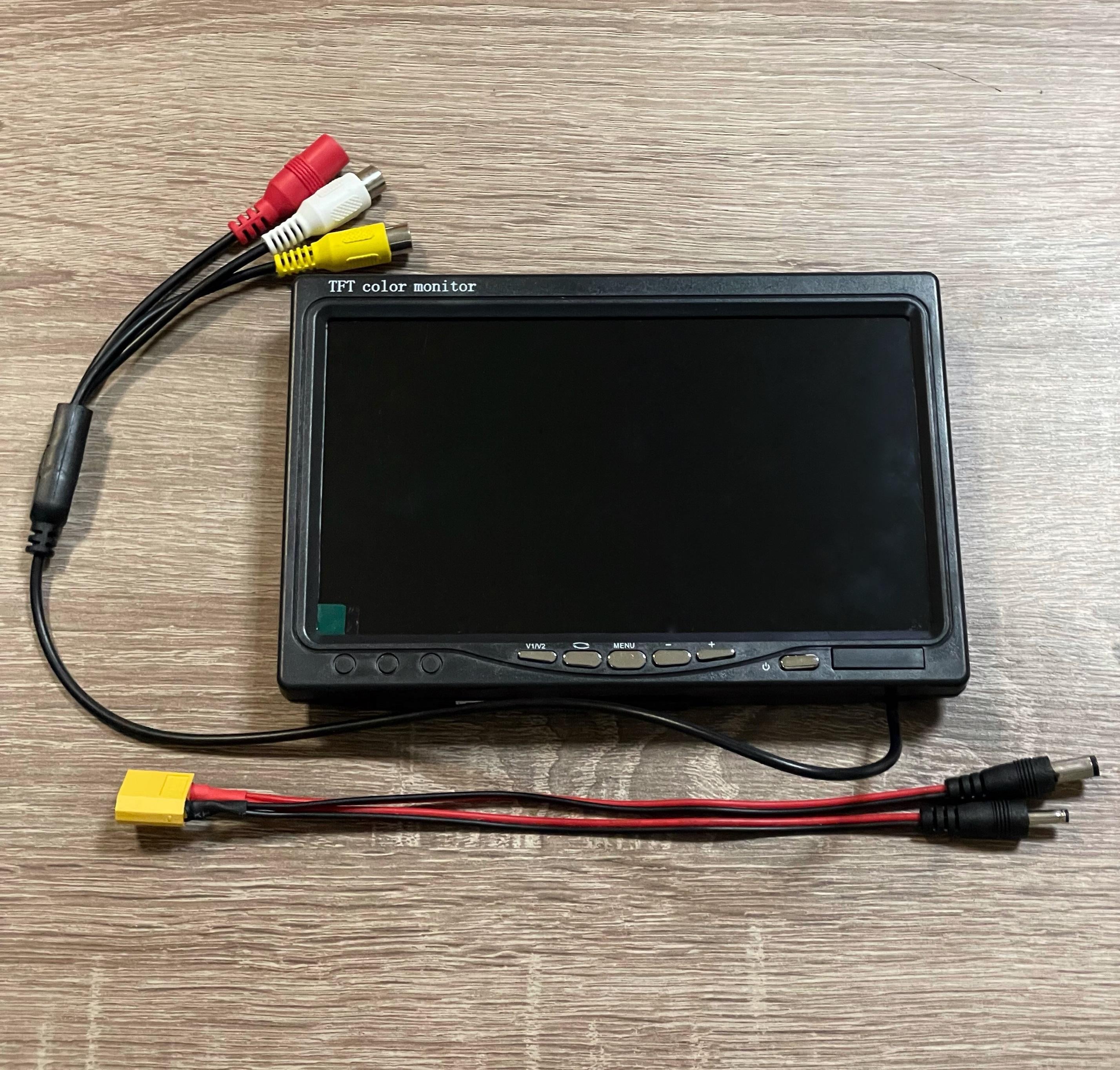 Монитор для FPV 1024x600 питания XT60 без синего экрана 7" (00-00024314) Монитор для FPV 1024x600 питания XT60 без синего экрана 7" (00-00024314)