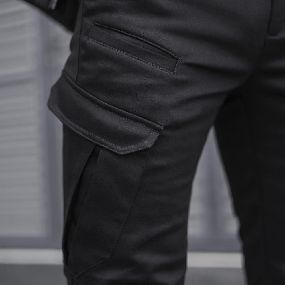 Брюки-карго Pobedov trousers Tactical Зима S Черный (PNcr1 424Sba) - фото 7