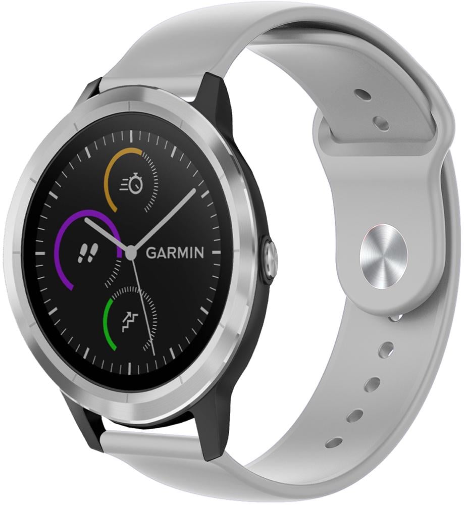 Ремешок Base для Garmin Vivoactive 3 20 мм Grey (18895) - фото 1