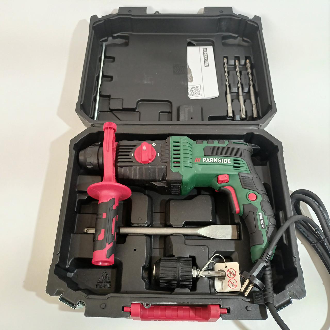 Дриль ударний перфоратор PARKSIDE PBH 800 A1 SDS-plus (PBH 800 A1) - фото 5 Дриль ударний перфоратор PARKSIDE PBH 800 A1 SDS-plus (PBH 800 A1) - фото 5