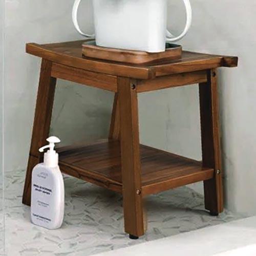 Табурет для ванной из дерева Оперот Терракот (ТВН-012832)