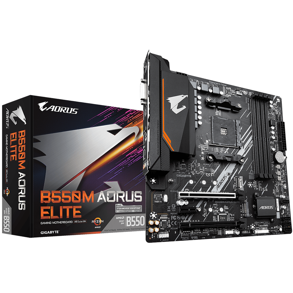 Материнская плата Gigabyte B550M AORUS ELITE (13103549) - фото 4