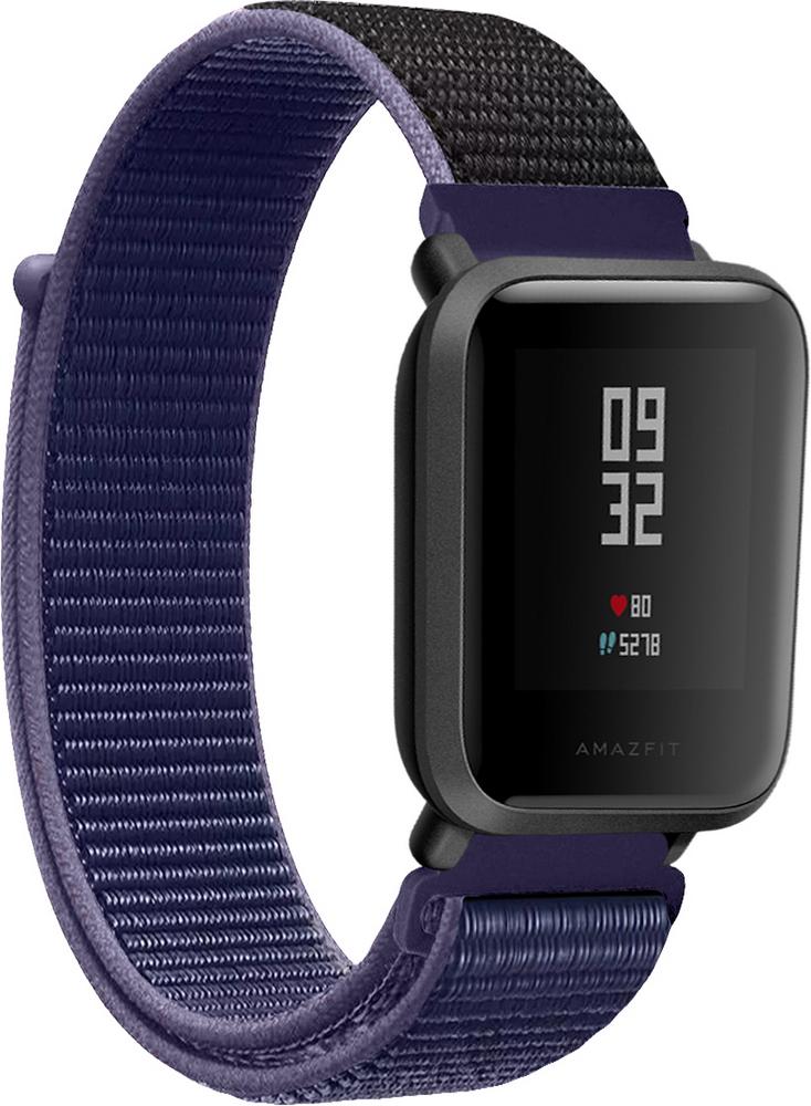 Ремінець нейлоновий Sport Loop для Amazfit Bip Midnight Blue (21956-4D)