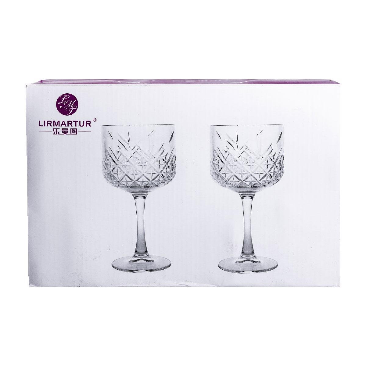 Бокалы для вина на высокой ножке набор 6 шт. 400 мл - фото 5