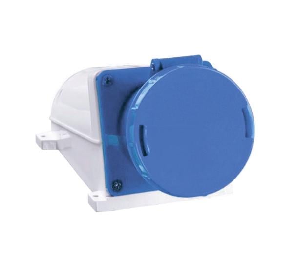 ᐉ Розетка стационарная TechnoSystems 2Р+РЕ 63А 220В IP54 (5500412)