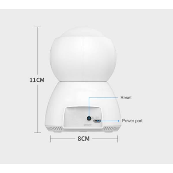 IP-камера поворотная с датчиком движения и Wi-Fi Bosodasan V380 - фото 7