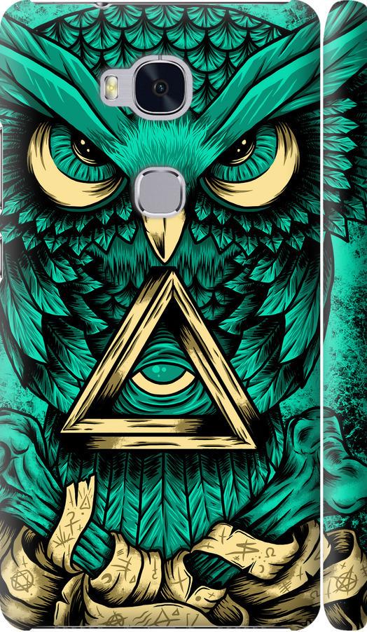 Чохол на Huawei Honor 5X Сова Арт-тату (3971m-176-42517)
