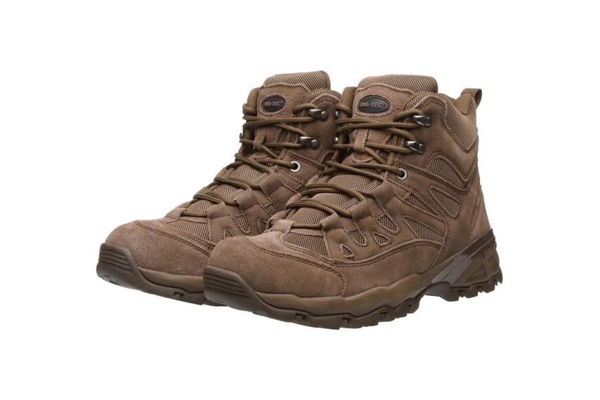 Ботинки мужские Mil-Tec Squad Boots 5 демисезонные на шнуровке Brown (69152947) - фото 1