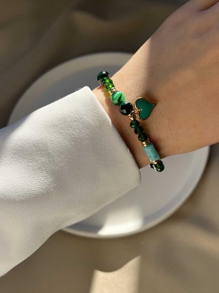 Браслет із натурального каміння з підвіскою (4943) Браслет із натурального каміння з підвіскою (4943)